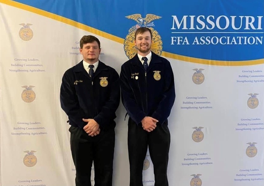 Cole and Smith Earn State FFA Degree