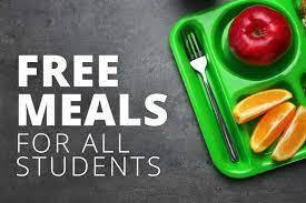 Free Meals for all Students 2021-22