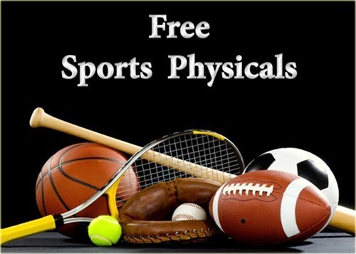 Free Sports Physicals 7/23/21 8:00 am - 2:00 pm